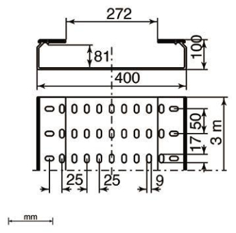 Unex Kabelrinne gelocht halogen 66420-48 