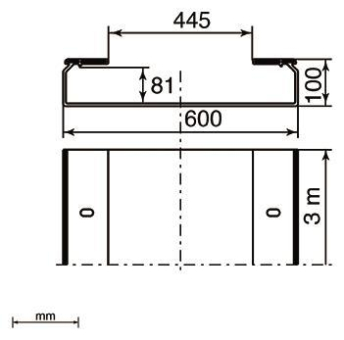 Unex Kabelrinne ungelocht hfr   66621-48 