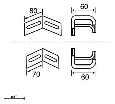 Unex Winkelverbinder horizontal 66841-48 
