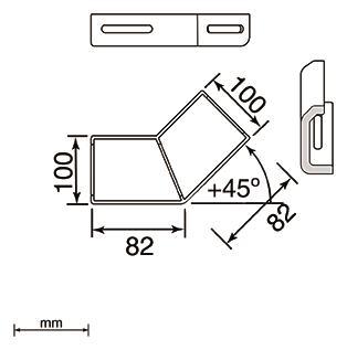 Unex Winkelverbinder steigend   66853-48 