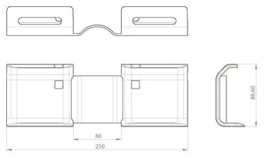 Unex Horizontales Gelenkstück   66854-48 