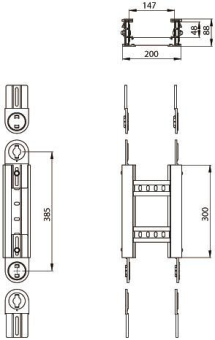Unex Gelenkbogen vertikal       67212-04 