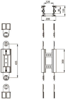 Unex Gelenkbogen vertikal       67232-04 