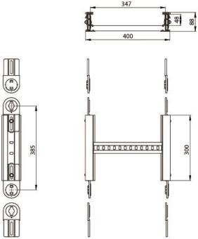 Unex Gelenkbogen vertikal       67412-04 