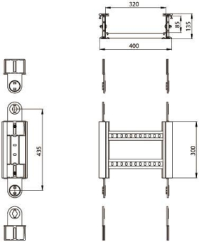 Unex Gelenkbogen vertikal       67432-04 