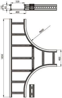 Unex T-Stück lichtgrau          67439-04 