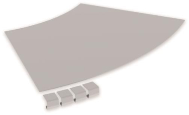 Unex Abdeckung Bogen 45  500mm  67515-04 