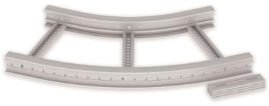 Unex Flachbogen 45  lichtgrau   67517-04 