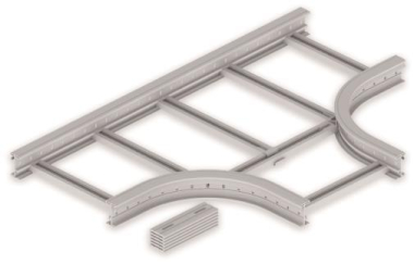 Unex T-Stück lichtgrau          67518-04 