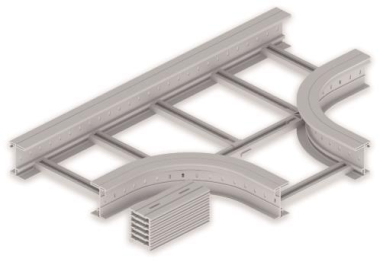 Unex T-Stück lichtgrau          67538-04 