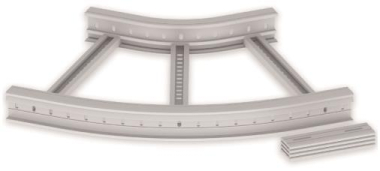 Unex Flachbogen 45  lichtgrau   67616-04 