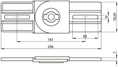 Unex Vertikales Gelenkstück     67813-04 