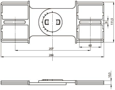 Unex Vertikales Gelenkstück     67833-04 