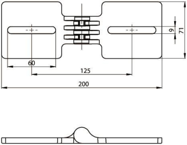 Unex Horizontales Gelenkstück   67844-04 