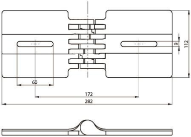 Unex Horizontales Gelenkstück   67854-04 
