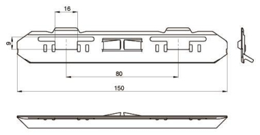 Unex Stoßstellenverbinder 40mm  73571-00 