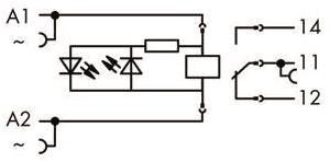WAGO 788-544 Relaismodul, 