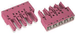 WAGO 770-285 Buchse,5-polig,Kod. B,pink 