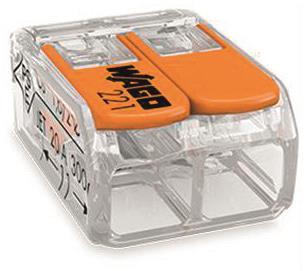 WAGO 221-412 COMPACT-Verbindungsklemme, 