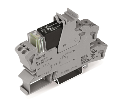WAGO 788-700 Solid-State-Relaismodul, 