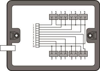 WAGO 899-631/454-000 Verteilerbox, 