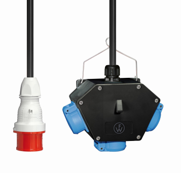 Walther Gummi X-BoxX 16A 3Schuko 64X0002 