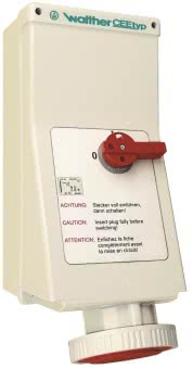 Walther Wandsteckdose 125A 5P 400V AO179 