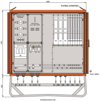 Walther Anschlussschrank 277kVA   WA0055 