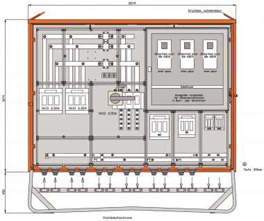 Walther Anschlussschrank 436kVA   WA0060 