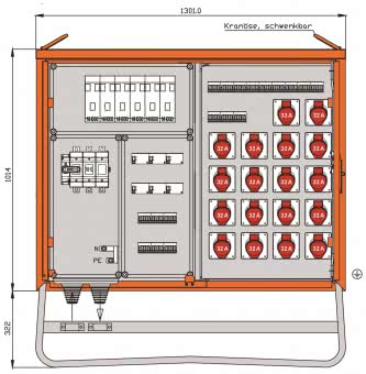 Walther Verteilerschrank       WV0578CR1 