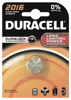Duracell Knopfzelle Lithium D2016 033948 