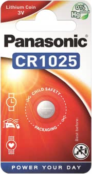 Panasonic Lithium Power     CR1025EL/1B 