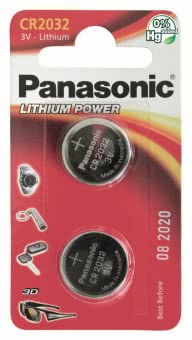 Panasonic Lithium Power CR2032EP/2BP 