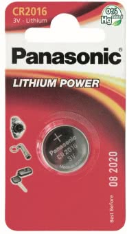 Panasonic Lithium Power      CR2016EL/1B 