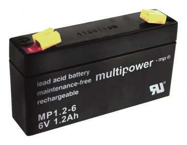 Multipower Bleiakku   MBL6/1,2AH MP1,2-6 