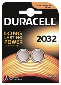 Duracell Lithium-Knopfzelle     D2032-B2 