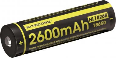 Nitecore Li-Ion Akku Typ 18650   NL1826R 