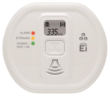 EI CO-Warnmelder,mit Display   Ei208DW-D 