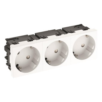 OBO STD-D3SC RW3 Steckdose 33° 3-fach 