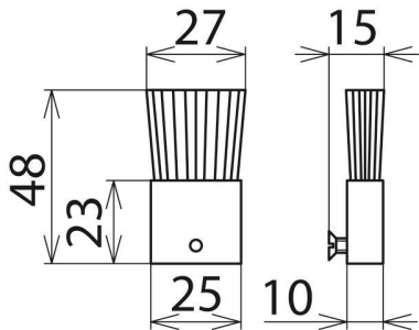 DEHN Ersatzbürsten-Satz kurz  EP 25 K NS 