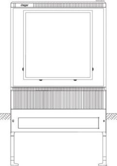 Hager Wandler-u.Messschrank    ZAW102MY8 