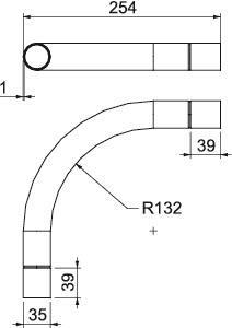 OBO SBN32 FT Stapa Steckbogen o.Gewinde 