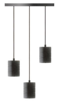 S&H Hängeleuchte Fassung E40       88909 