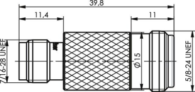 TEGA Adapter TNC-N (F-F) 607   100023866 