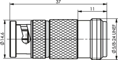 TG Adapter BNC-N (M-F) UG    J01008A0824 