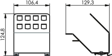 TG Modulträger 8-fach f.   H02025A0224 