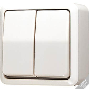 JG AP 600 AP Wippschalter Serie     605A 