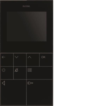 ELCOM i2-Bus Video Freisprech BVF-510 SW 