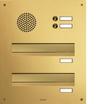ELCOM Edelstahl-Briefkasten      AMT-2/1 