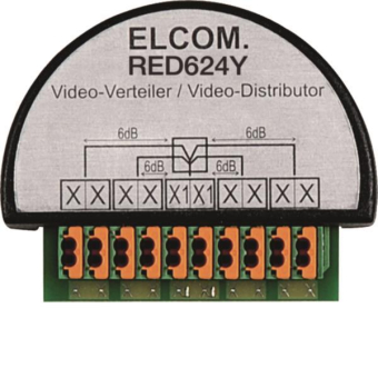 ELCOM Videoverteiler 4-fach      RED624Y 